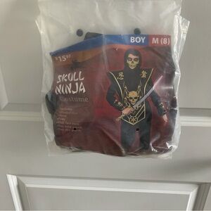 Red and Black Skull Ninja Costume